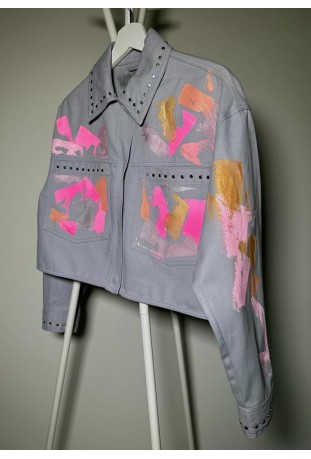Crop Silver Jacket - capsule collection - Summer Holiday